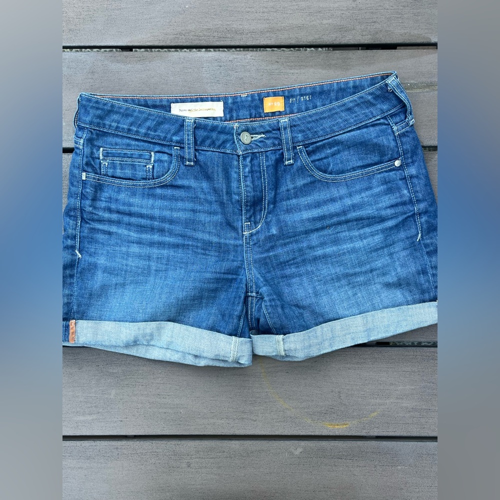 Pilcro and the letterpress stet roll cuff jean shorts Woman's from Anthropologie